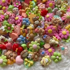 デコパーツ　プラパーツ　リボン　かわいい　材料　モチーフ　新品