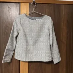 NATURAL BEAUTY BASIC ツイード ブラウス Mのサムネイル