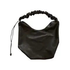 【美品】HONEYSUCKLE ROSE フリルハンドルバッグ 黒 ショルダー