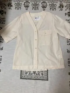 MHL麻100七分袖シャツブラウスⅡ - メルカリ