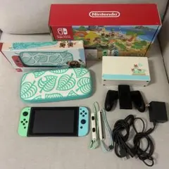 Nintendo Switch 本体 あつまれどうぶつの森セット 公式ケース付き