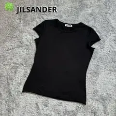 JILSANDER Ｔシャツ ブラック　コットン92ポリウレタン8のサムネイル