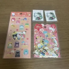 サンリオ キャラクター 年賀シール・サーティワンキティシールまとめ売り