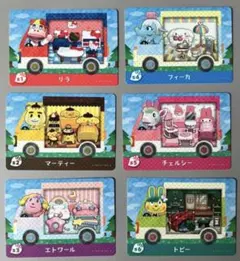 アミーボカード　あつ森　サンリオコラボ　6種コンプセット　未使用品