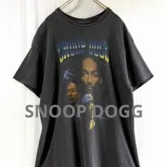 SNOOP DOGG プリント Tシャツ ブラック 大きいサイズ