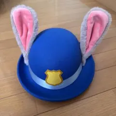 上海ディズニー ズートピア ジュディ 警官キャップ(ほぼ新品)