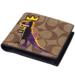 国内未発売品　コーチ　財布　バスキア　美品　coach