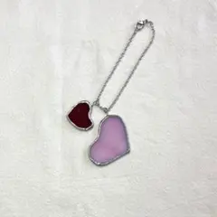 夏2013 Glass Heart Princess ステンドグラスキーホルダー - メルカリ