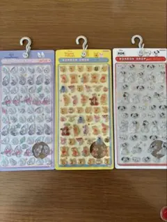 【正規品】ボンボンドロップシール　ディズニー 3枚セット