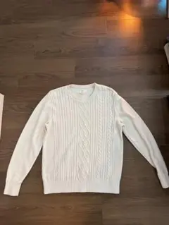 GAP ホワイト　ニット　セーター