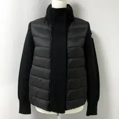 【最終値下げ】MONCLER / ニットダウンジャケット S ブラック