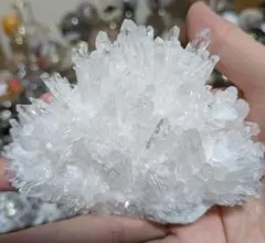 菊花水晶☆クラスター☆ヒマラヤ産☆強力浄化☆高品質☆台座付き☆