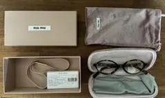 miu miu メガネ べっ甲柄