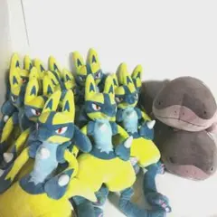 ポケットモンスター めちゃもふぐっとぬいぐるみ 黄色いルカリオ ドオー 計12体