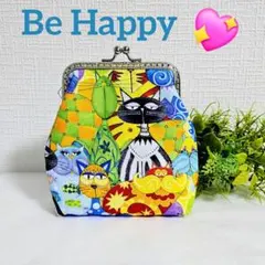縦型・ブルー系・猫・がま口・ポーチ・タバコ入れ・財布・コスメ入れ・薬入れ 縦型・ブルー系・猫・がま口・ポーチ・タバコ入れ・財布・コスメ入れ