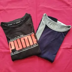 PUMA Navy　長袖Tシャツ 　2枚セット　150cm