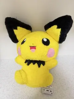 ポケモン めちゃもふぐっと ほっこりいやされぬいぐるみ ピチュー タグ付き 美品