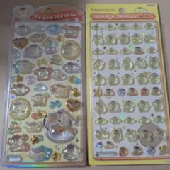 【新品】サンリオ　ポムポムプリン　うるちゅる　ベビー　ボンボンドロップシール