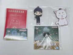 銀魂 銀八先生 一番くじ 校章バッヂ カードケース ラバーチャーム