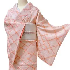 サマーセール！　夏物　小紋　絽　めだかの群れ　裄68cm　正絹 サマーセール！ 夏物 小紋 絽 めだかの群れ 裄68cm 正絹 - メルカリ