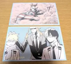 ヒロアカ原画展　メモリアルコレクション　爆豪勝己　轟焦凍　オールマイト