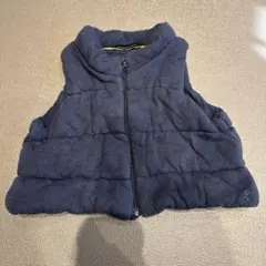 【美品】babyGap ネイビー ダウンベスト 70cm