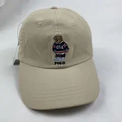 最終値下げ　新品未使用　ラルフローレン　ポロベア　キャップ　白 2025年最新】ポロベア キャップの人気アイテム - メルカリ