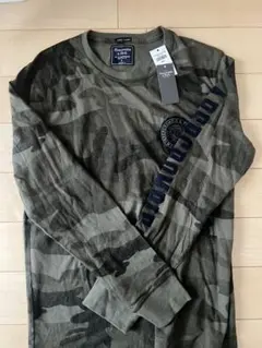 Abercrombie & Fitch カモフラージュ長袖カットソー Sメンズ