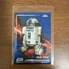 TOPPS CHROME STAR WARS R2-D2 BASE