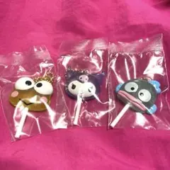 サンリオキャラクターズ　カラフルキャンディチャーム　3個セット　ガチャ