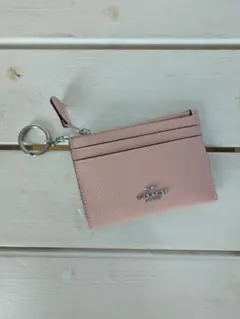 新品未使用✳️コーチ✳️COACH ピンク レザー パスケース✳️国内公式品