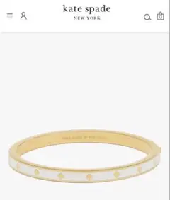 kate spade エナメル ヒンジ バングル