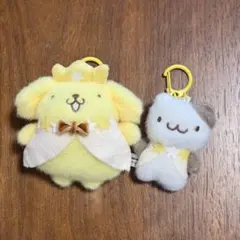ポムポムプリン ぬいぐるみキーホルダー プリン マフィン