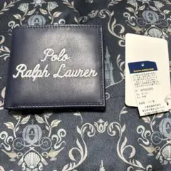 【早い者勝ち！！】Polo Ralph Lauren ネイビー 二つ折り財布