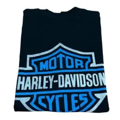 USA製 ハーレー tee ベティ 青 シングルステッチ 黒 ブラック XL