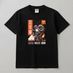 新品 ZODIACシリーズ Tシャツブラック（アリエス)