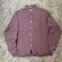【Abercrombie&Fitch】 アバクロ 長袖シャツ くすみピンク