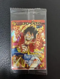希少！ミラバト　ワンピース　モンキー・D・ルフィ プロモ・赤 超激闘Ωレア非売品