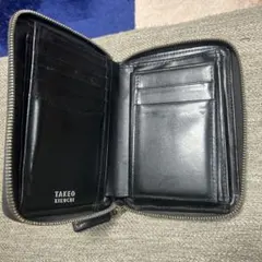 く*ら様 TAKEO KIKUCHI ブラック二つ折り財布