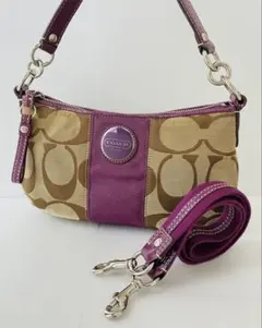COACH Signature pouch one shoulder bag
