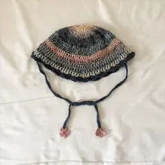 ハンドメイド クロシェ編み バケットハット グラデーションのサムネイル