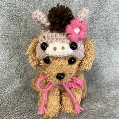 2026年午年♥馬の帽子♥小型犬用帽子・プードル用♥ハンドメイド