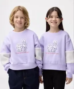 ジーユー　GU ポケピース　裏起毛トレーナー　140