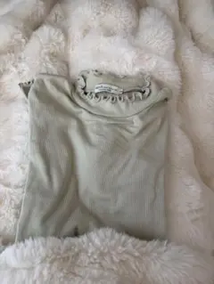 earth music&ecology フリル付き長袖トップス S