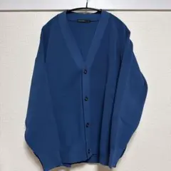 NIKO AND... 青 Vネック カーディガン L