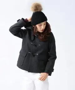 ⭐︎大幅値下げ⭐︎B:MINGダッフルコートダークグレー　Mサイズ　ショート