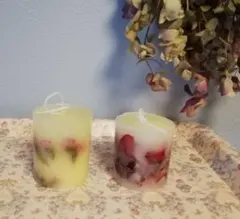 ボタニカルアロマキャンドル,2個セット