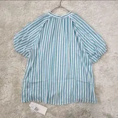 新品✨トゥモローランド 近年 シルク混 トラックストライプブラウス　36