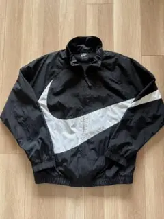 Nike ナイロンジャケット ブラック/ホワイト