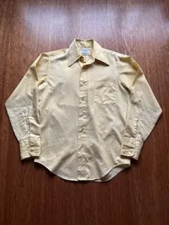 70S BROOKS BROTHERS 6ボタン オックスフォードシャツ 黄色 - メルカリ